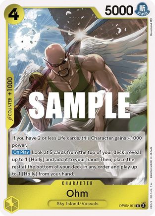 (OP05-101) Ohm - Awakening of the New Era Foil