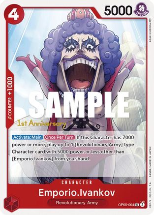 (OP05-004) Emporio.Ivankov - Awakening of the New Era: 1st Anniversary Tournament Cards Normal