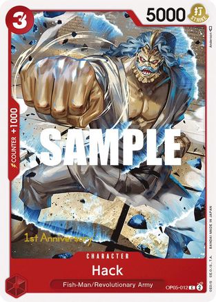 (OP05-012) Hack - Awakening of the New Era: 1st Anniversary Tournament Cards Normal