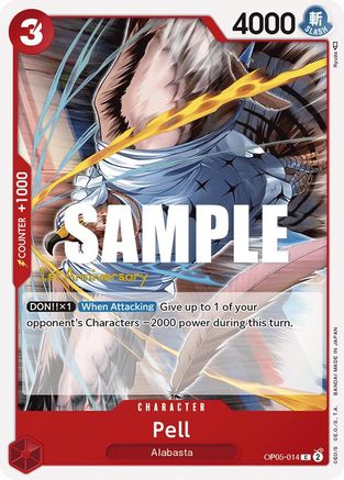 (OP05-014) Pell - Awakening of the New Era: 1st Anniversary Tournament Cards Normal
