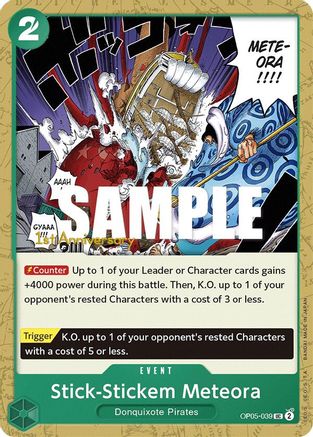 (OP05-039) Stick-Stickem Meteora - Awakening of the New Era: 1st Anniversary Tournament Cards Normal