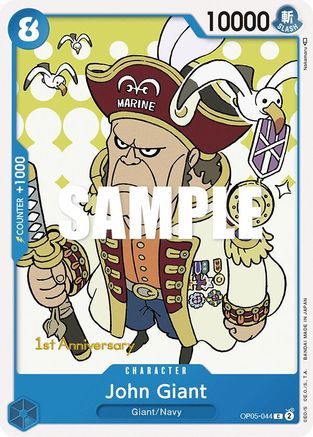 (OP05-044) John Giant - Awakening of the New Era: 1st Anniversary Tournament Cards Normal