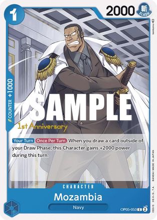 (OP05-053) Mozambia - Awakening of the New Era: 1st Anniversary Tournament Cards Normal