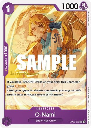 (OP05-062) O-Nami - Awakening of the New Era: 1st Anniversary Tournament Cards Normal
