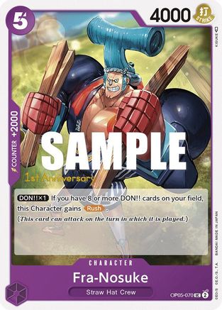 (OP05-070) Fra-Nosuke - Awakening of the New Era: 1st Anniversary Tournament Cards Normal