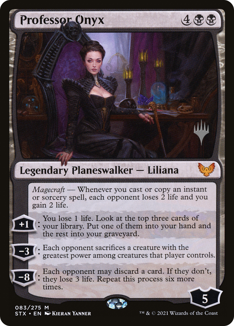 Professor Onyx (PPSTX-083) - Strixhaven: School of Mages Promos (Promo Pack)