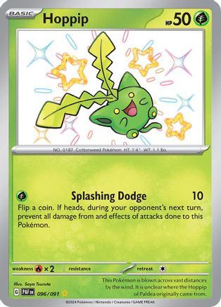 Hoppip (96/091) - SV Paldean Fates Holofoil - Shiny Rare