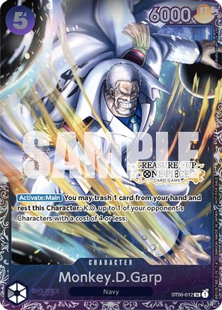 (ST06-012) Monkey.D.Garp (Treasure Cup) - One Piece Promotion Cards Foil