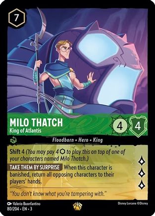(080/204) Milo Thatch - King of Atlantis - Into the Inklands Cold Foil