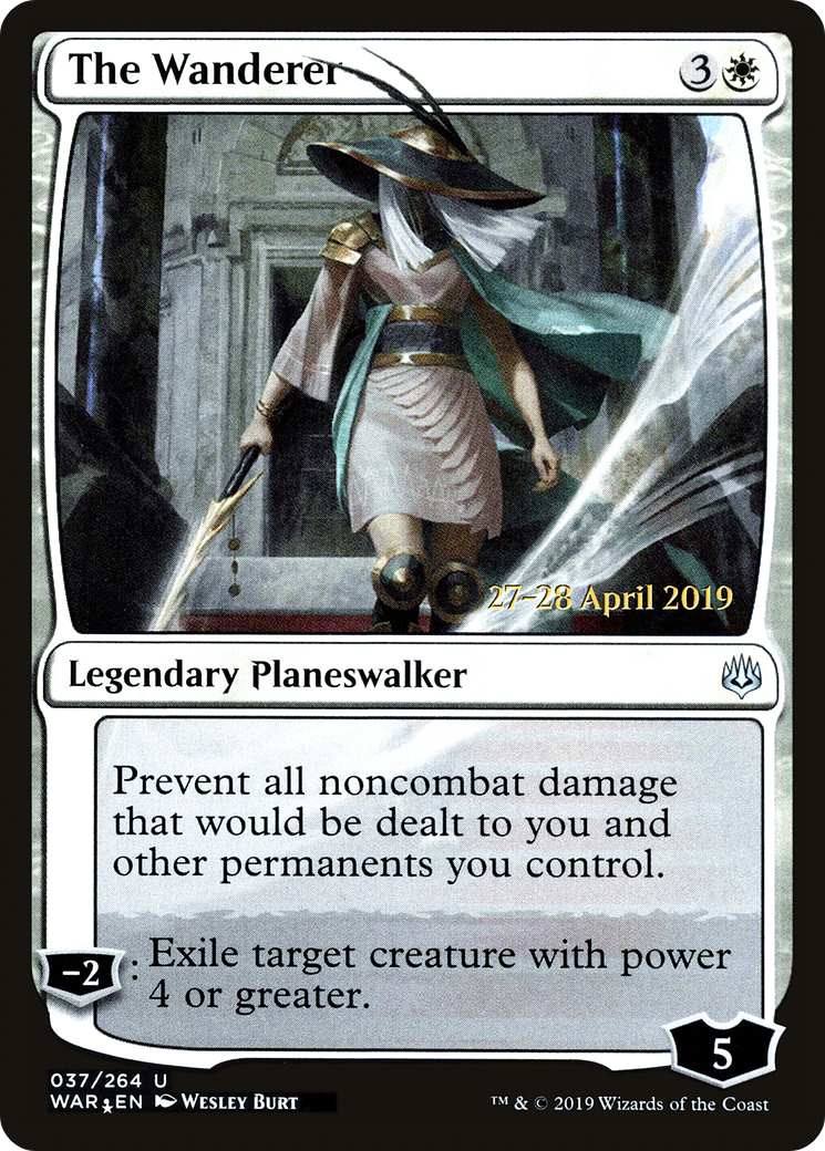 The Wanderer (PRE-37S) - War of the Spark Promos Foil