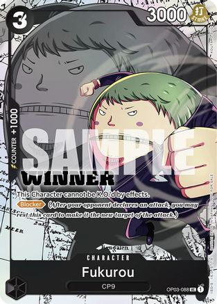 (OP03-088) Fukurou (Winner Pack Vol. 6) - One Piece Promotion Cards Foil