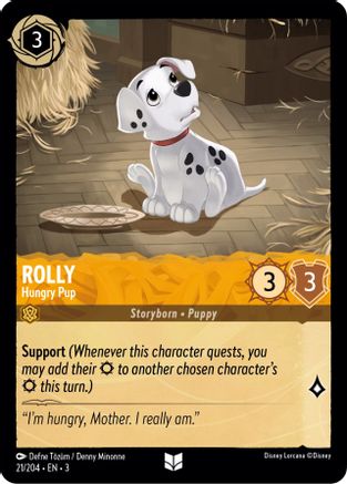 (021/204) Rolly - Hungry Pup - Into the Inklands Normal