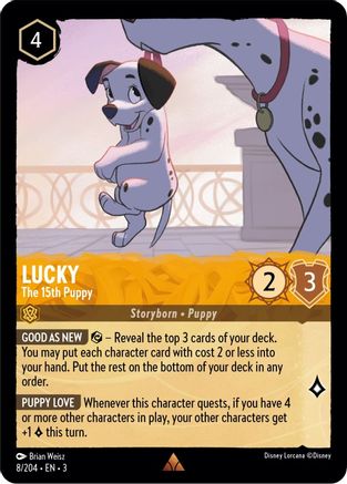 (008/204) Lucky - The 15th Puppy - Into the Inklands Normal
