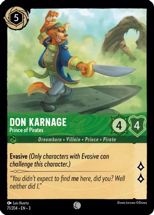 (071/204) Don Karnage - Prince of Pirates - Into the Inklands Normal