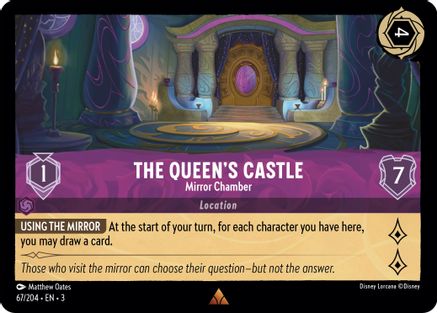 (067/204) The Queen's Castle - Mirror Chamber - Into the Inklands Cold Foil