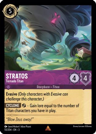 (055/204) Stratos - Tornado Titan - Into the Inklands Cold Foil