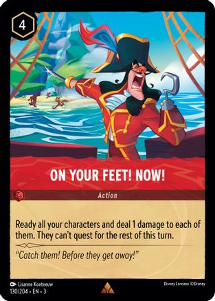 (130/204) On Your Feet! Now! - Into the Inklands Cold Foil