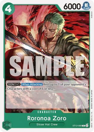 (ST12-008) Roronoa Zoro - Starter Deck 12: Zoro and Sanji Normal