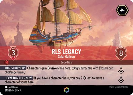(216/204) RLS Legacy - Solar Galleon (Enchanted) - Into the Inklands Holofoil