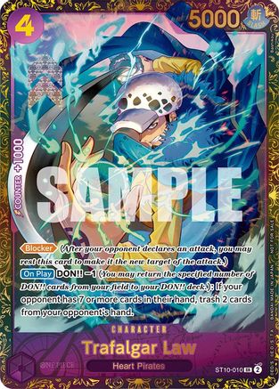 (ST10-010) Trafalgar Law - ST10-010 - One Piece Promotion Cards Foil