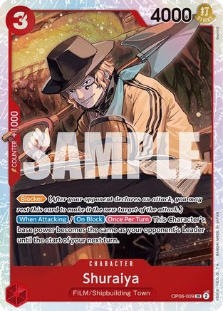 (OP06-009) Shuraiya - Wings of the Captain Foil
