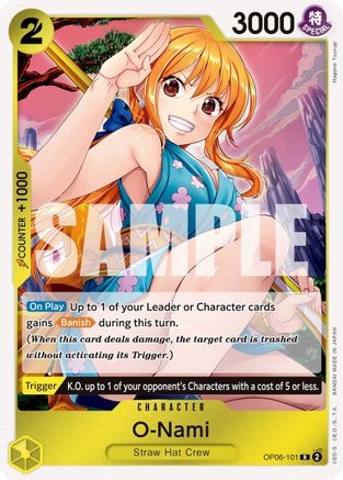 (OP06-101) O-Nami - Wings of the Captain Foil