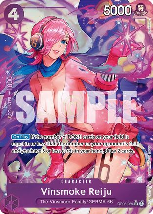 (OP06-069) Vinsmoke Reiju (069) (Alternate Art) - Wings of the Captain Foil