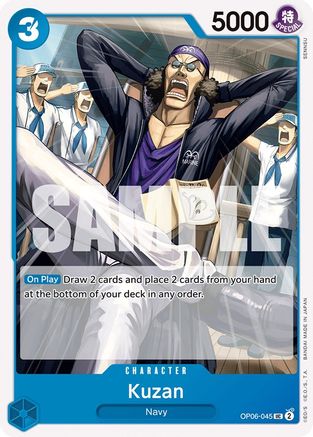 (OP06-045) Kuzan - Wings of the Captain Normal