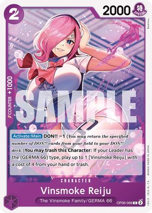(OP06-068) Vinsmoke Reiju (068) - Wings of the Captain Normal