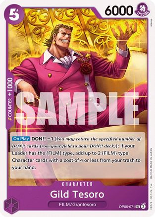 (OP06-071) Gild Tesoro - Wings of the Captain Normal