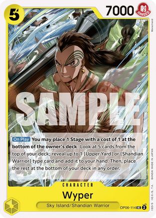 (OP06-114) Wyper - Wings of the Captain Normal