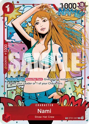 (ST01-007) Nami (Treasure Rare) - Wings of the Captain Foil