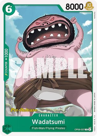 (OP06-037) Wadatsumi - Wings of the Captain Pre-Release Cards Normal
