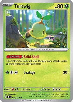 Turtwig (10/162) - SV05 Temporal Forces Reverse Holofoil - Common