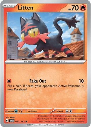 Litten (32/162) - SV05 Temporal Forces - Common