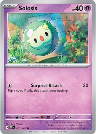 Solosis (70/162) - SV05 Temporal Forces Reverse Holofoil - Common