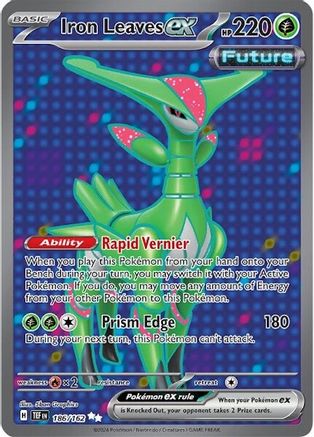 Iron Leaves ex (186/162) - SV05 Temporal Forces Holofoil - Ultra Rare