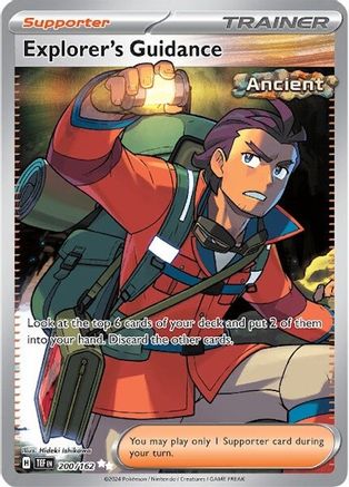 Explorer's Guidance (200/162) - SV05 Temporal Forces Holofoil - Ultra Rare
