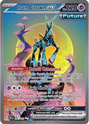 Iron Crown ex (206/162) - SV05 Temporal Forces Holofoil - Special Illustration Rare