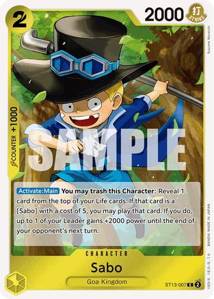 (ST13-007) Sabo (007) - Ultra Deck: The Three Brothers Foil