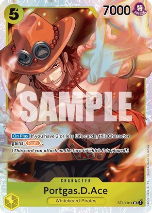 (ST13-011) Portgas.D.Ace (011) - Ultra Deck: The Three Brothers Foil