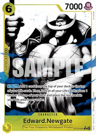 (ST13-004) Edward.Newgate (Parallel) - Ultra Deck: The Three Brothers Foil