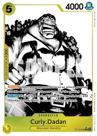 (ST13-006) Curly.Dadan (Parallel) - Ultra Deck: The Three Brothers Foil