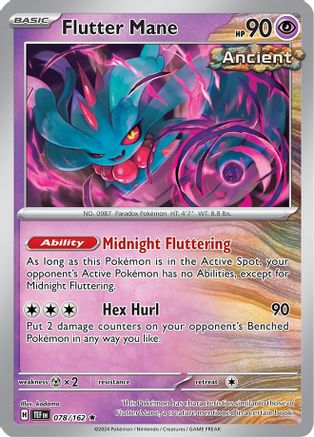 Flutter Mane 078/162 - Deck Exclusives Normal - Rare