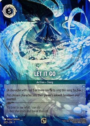 (002) Let It Go - Disney Lorcana Promo Cards Holofoil