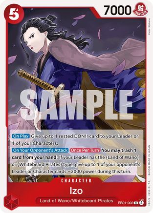 (EB01-002) Izo - Extra Booster: Memorial Collection Foil