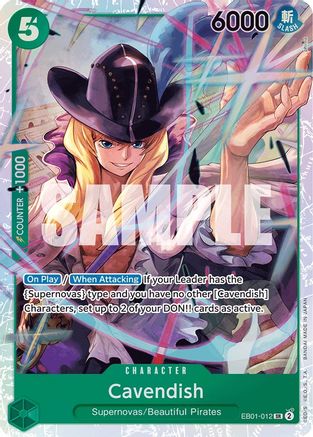 (EB01-012) Cavendish - Extra Booster: Memorial Collection Foil