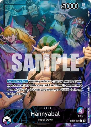 (EB01-021) Hannyabal (Alternate Art) - Extra Booster: Memorial Collection - Foil