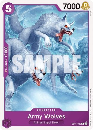 (EB01-032) Army Wolves - Extra Booster: Memorial Collection Normal