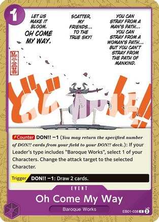 (EB01-038) Oh Come My Way - Extra Booster: Memorial Collection - Normal